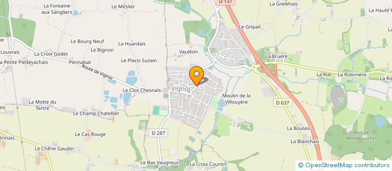 localisation de l'entreprise MADAME EMELINE LONGUET  VIGNOC