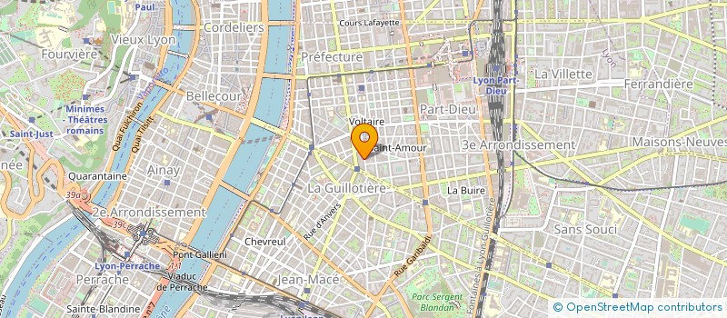 localisation de l'entreprise MADAME EMELINE LOUVEL  LYON