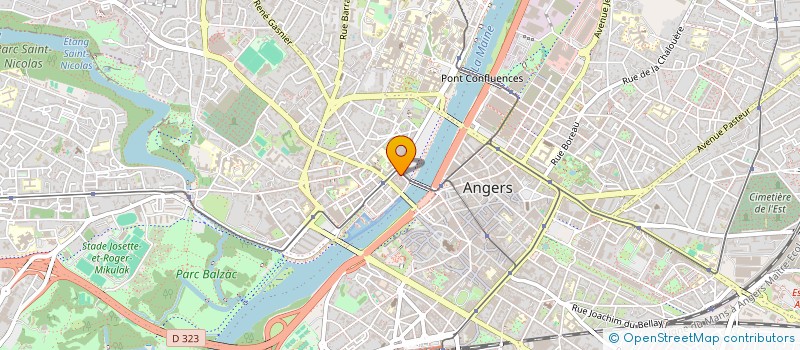 localisation de l'entreprise MADAME EMELINE LOYEN à ANGERS