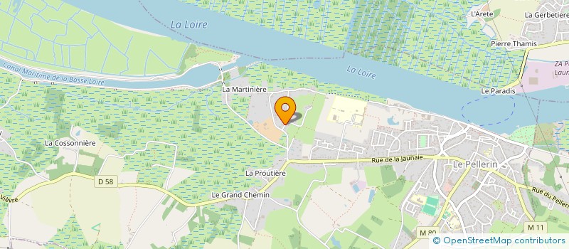 localisation de l'entreprise MADAME EMELINE LUCIENNE VIAUD à LE PELLERIN