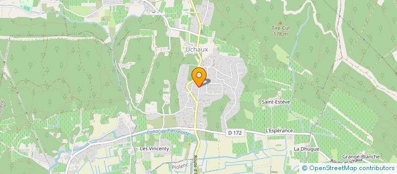 localisation de l'entreprise MADAME EMELINE MACQUART  UCHAUX