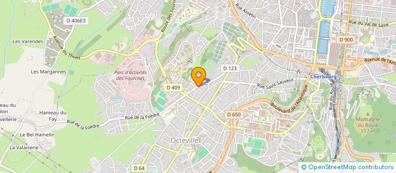 localisation de l'entreprise MADAME EMELINE MARGUERIE  CHERBOURG-EN-COTENTIN