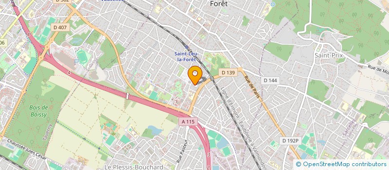 localisation de l'entreprise MADAME EMELINE MAYANCE  SAINT-LEU-LA-FORET