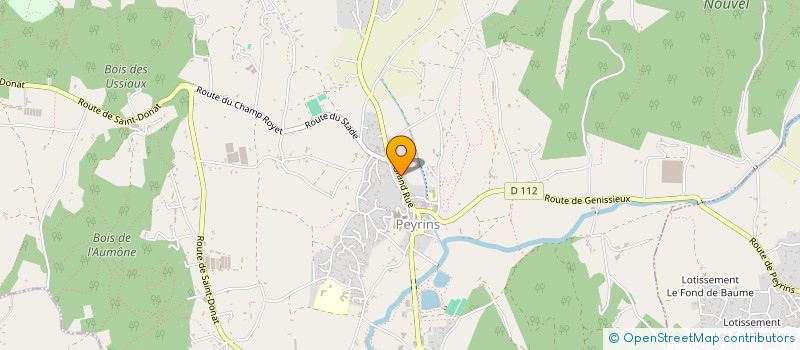 localisation de l'entreprise MADAME EMELINE MERCIER  PEYRINS