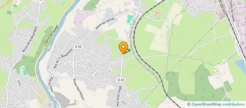 localisation de l'entreprise MADAME EMELINE METZ  COMMELLE-VERNAY