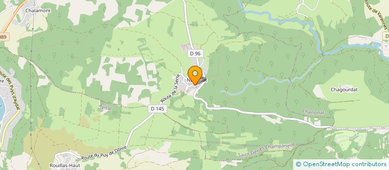 localisation de l'entreprise MADAME EMELINE MILLET  SAINT-GENES-CHAMPANELLE