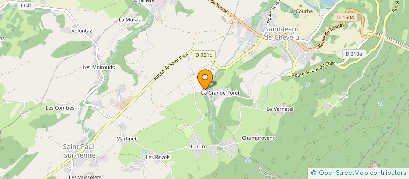 localisation de l'entreprise MADAME EMELINE MILLION ROUSSEAU  SAINT-JEAN-DE-CHEVELU