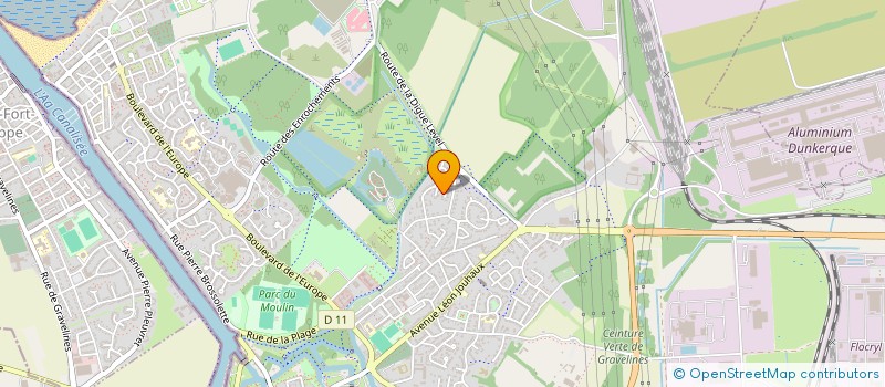 localisation de l'entreprise MADAME EMELINE MILLOIS à GRAVELINES