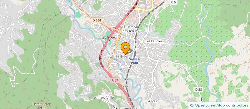 localisation de l'entreprise MADAME EMELINE MORENO  SOLLIES-PONT