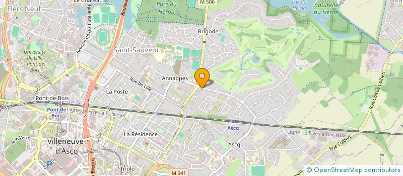 localisation de l'entreprise MADAME EMELINE NIVESSE  VILLENEUVE-D'ASCQ