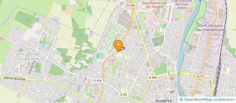 localisation de l'entreprise MADAME EMELINE NOIROT à AUXERRE