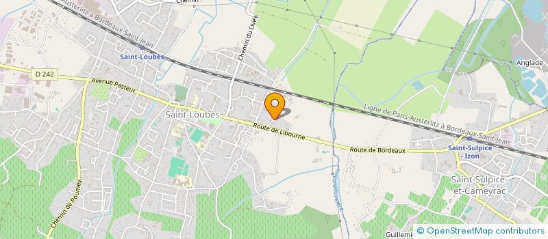 localisation de l'entreprise MADAME EMELINE PAGE  SAINT-LOUBES