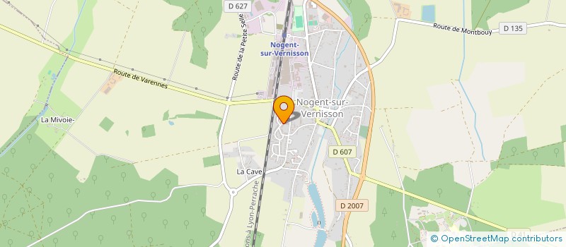 localisation de l'entreprise MADAME EMELINE PAGON à NOGENT-SUR-VERNISSON