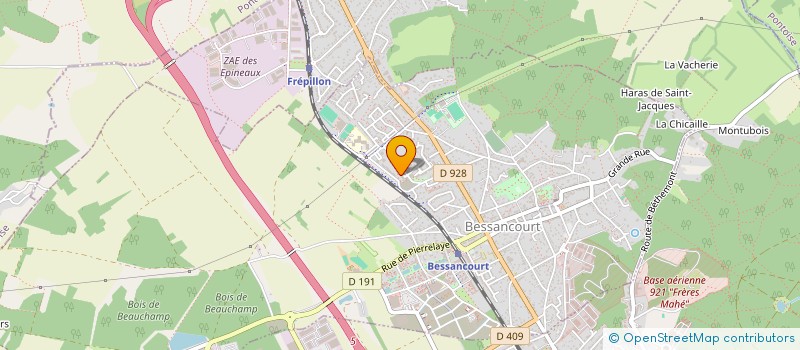 localisation de l'entreprise MADAME EMELINE PALMUCCI  BESSANCOURT