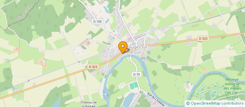 localisation de l'entreprise MADAME EMELINE PAPIN  BAZOUGES CRE SUR LOIR