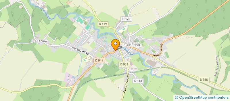 localisation de l'entreprise MADAME EMELINE PARENT  AUXI-LE-CHATEAU