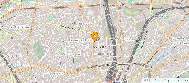 localisation de l'entreprise MADAME EMELINE PAYET à SAINT-OUEN-SUR-SEINE