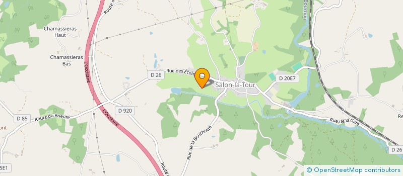 localisation de l'entreprise MADAME EMELINE PEJOINE  SALON-LA-TOUR