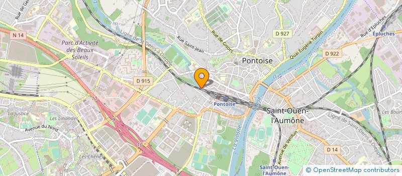 localisation de l'entreprise MADAME EMELINE PERMAYE à PONTOISE
