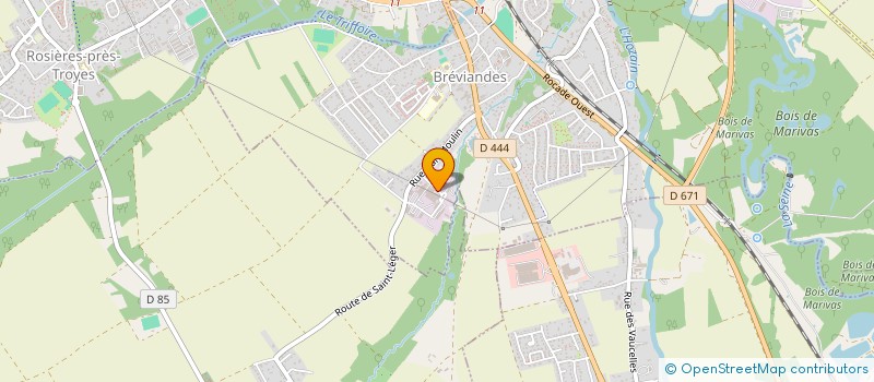 localisation de l'entreprise MADAME EMELINE PERNOT  BREVIANDES