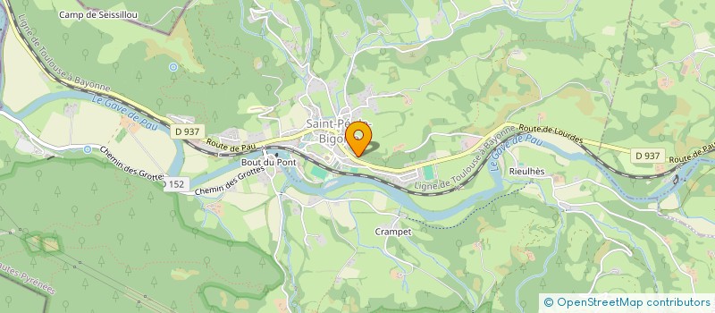 localisation de l'entreprise MADAME EMELINE PIERRU-WARGNIEZ  SAINT-PE-DE-BIGORRE