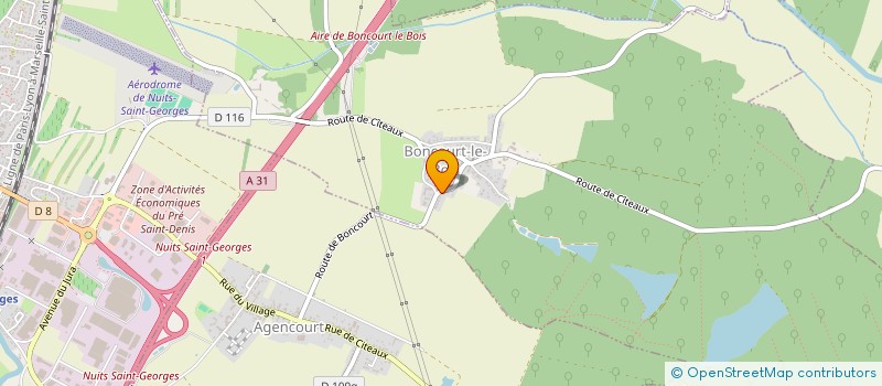 localisation de l'entreprise MADAME EMELINE PIN  TALANT