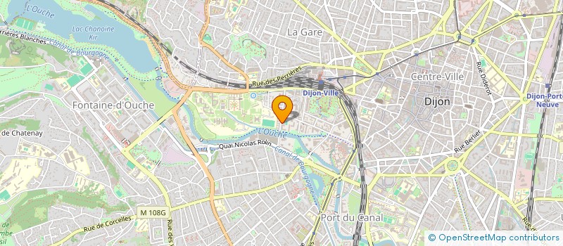 localisation de l'entreprise MADAME EMELINE RAVEREAU  DIJON