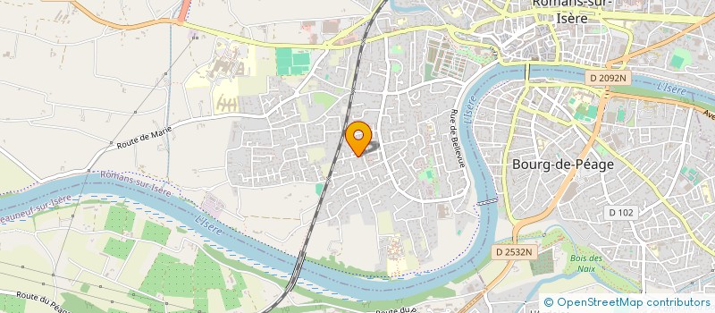 localisation de l'entreprise MADAME EMELINE RENARD  ROMANS-SUR-ISERE