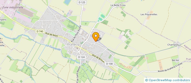 localisation de l'entreprise MADAME EMELINE RIVIERE  PRAHECQ
