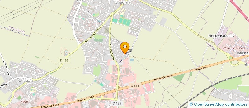 localisation de l'entreprise MADAME EMELINE ROBERT  CHAURAY