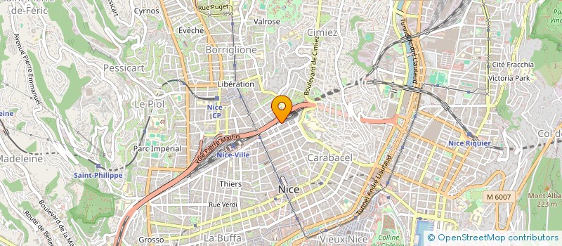 localisation de l'entreprise MADAME EMELINE ROBERT  NICE