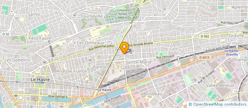 localisation de l'entreprise MADAME EMELINE ROCHARD à LE HAVRE