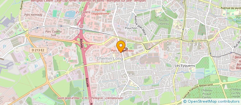 localisation de l'entreprise MADAME EMELINE ROCHEBILIERE  MERIGNAC