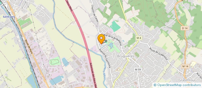 localisation de l'entreprise MADAME EMELINE ROULLIN  SAINT-SAUVEUR