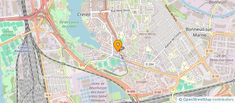 localisation de l'entreprise MADAME EMELINE ROVELA à CRETEIL
