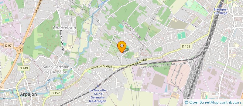 localisation de l'entreprise MADAME EMELINE ROYER à ST GERMAIN LES ARPAJON