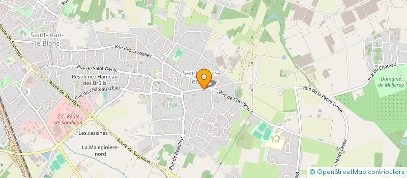 localisation de l'entreprise MADAME EMELINE SANCHEZ  SAINT-DENIS-EN-VAL