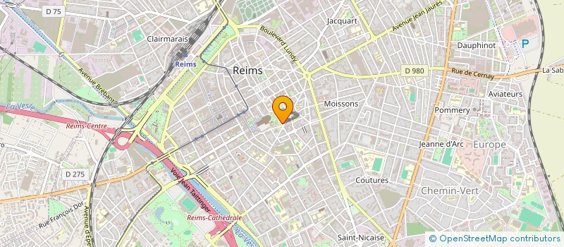 localisation de l'entreprise MADAME EMELINE SELLIER  REIMS