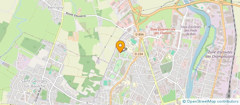localisation de l'entreprise MADAME EMELINE SELLIER à AUXERRE