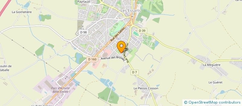 localisation de l'entreprise MADAME EMELINE SINTES  ESSARTS-EN-BOCAGE