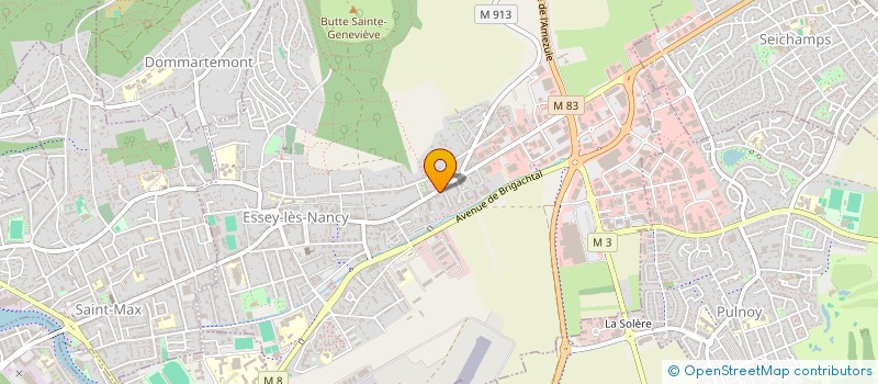 localisation de l'entreprise MADAME EMELINE SOL  ESSEY-LES-NANCY