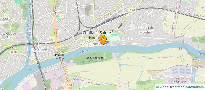 localisation de l'entreprise MADAME EMELINE STRANART à CONFLANS-SAINTE-HONORINE