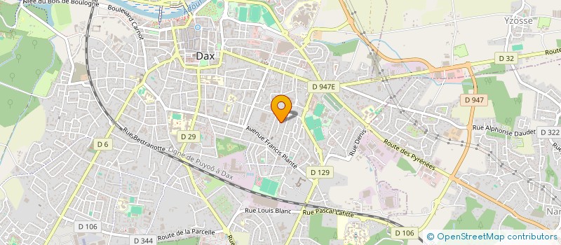 localisation de l'entreprise MADAME EMELINE STROPPIANA  DAX