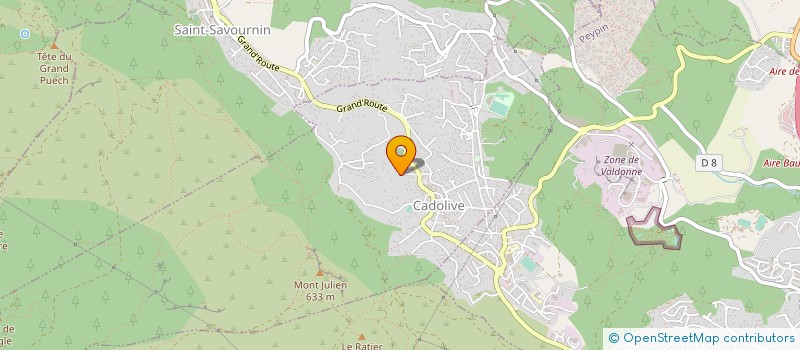 localisation de l'entreprise MADAME EMELINE TALIN  CADOLIVE