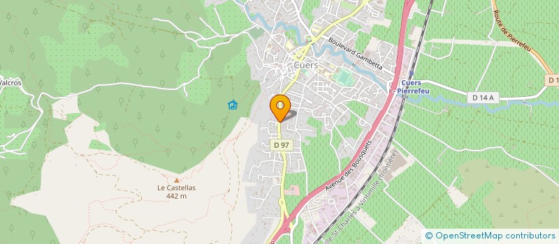 localisation de l'entreprise MADAME EMELINE TENDERO  CUERS