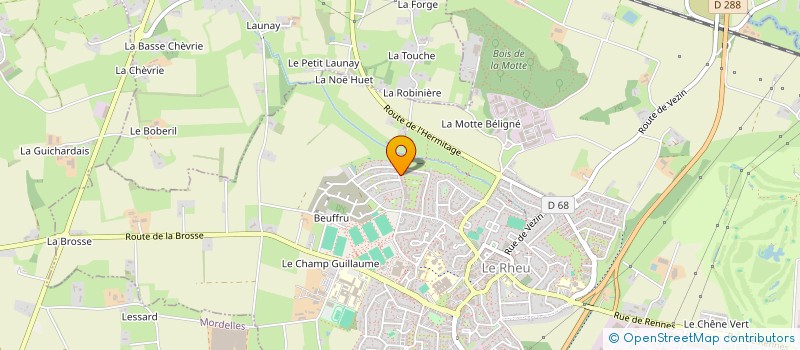 localisation de l'entreprise MADAME EMELINE THENAISIE  LE RHEU