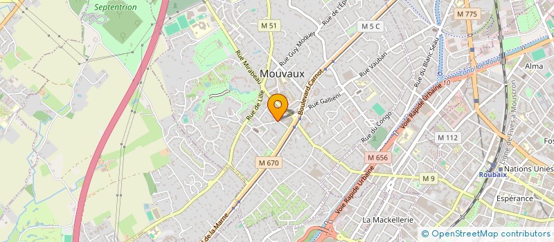 localisation de l'entreprise MADAME EMELINE THIBEUF à CLERMONT