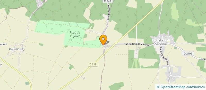 localisation de l'entreprise MADAME EMELINE THUNEVIN  LORREZ-LE-BOCAGE-PREAUX