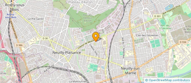 localisation de l'entreprise MADAME EMELINE TRICHET  NEUILLY-PLAISANCE