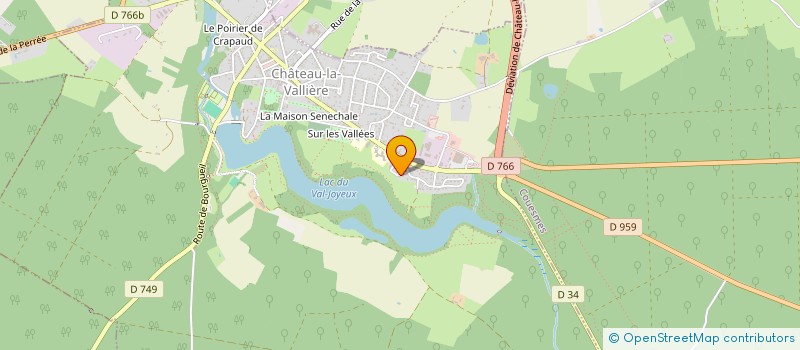 localisation de l'entreprise MADAME EMELINE TROUVE  CHATEAU-LA-VALLIERE